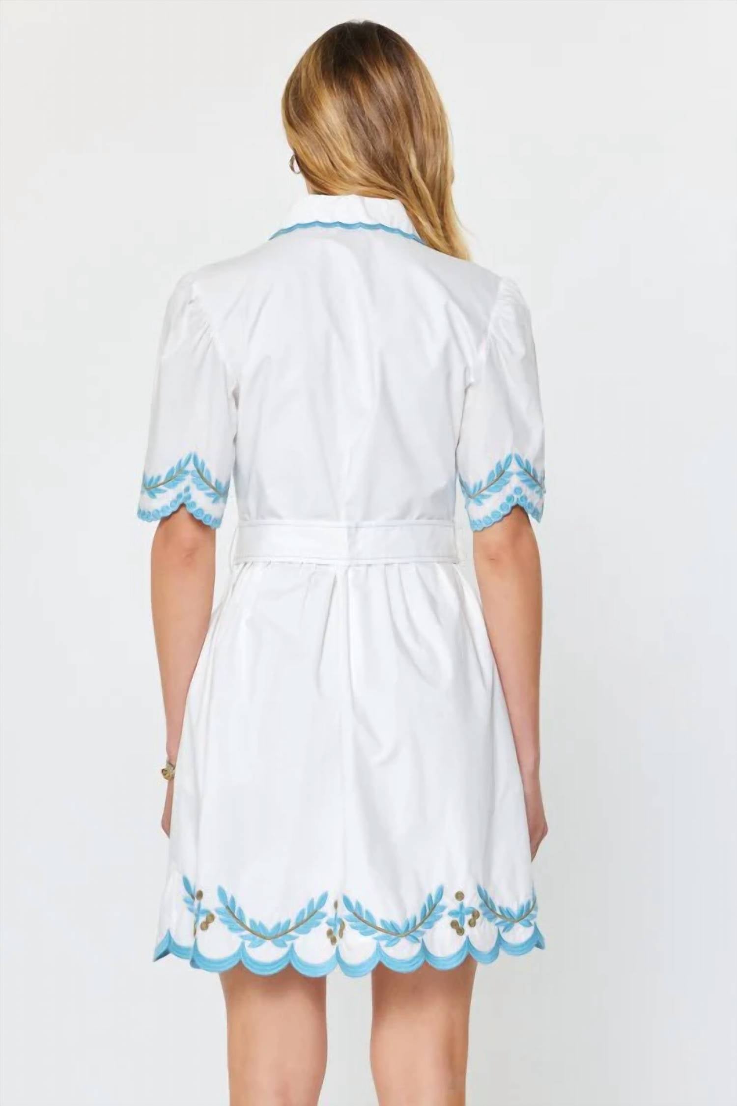 Current Air - Aria Embroidered Mini Dress
