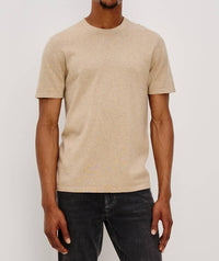 Rails Mason Crewneck T-shirt in oat heather - men's t-shirt