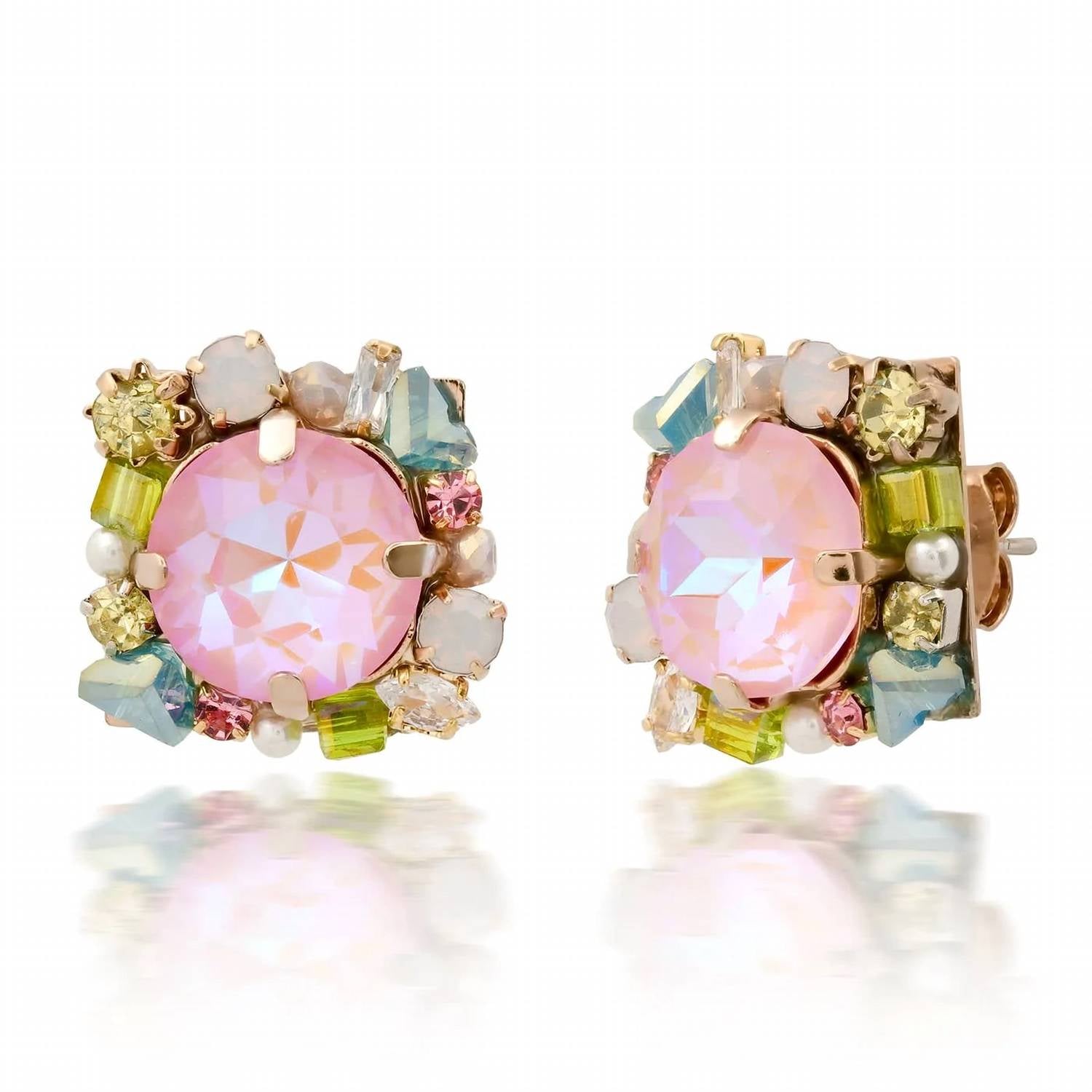 Tai Jewelry - Women's Gemmy Bezel Set Studs