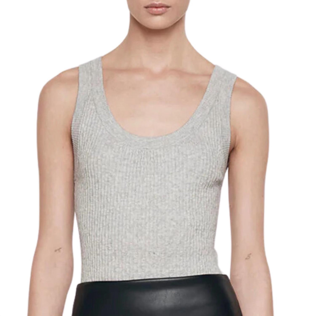 Enza Costa - Cashmere Cotton Pointelle Knit Tank