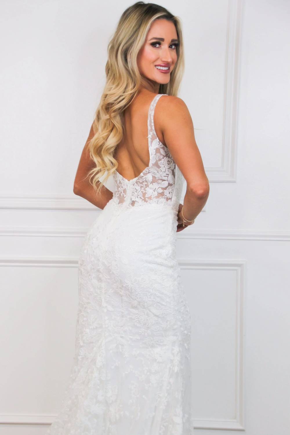 Cinderella Divine - Ryan Lace Low Back Wedding Dress