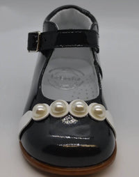 Beberlis - Girls Pearl Trimed Buckle Hi-shoe