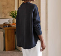 Frank & Eileen - Anna Long Sleeve Capelet Sweater