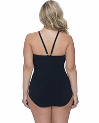 Profile By Gottex - HI-NECK LASER CUT ONE PIECE