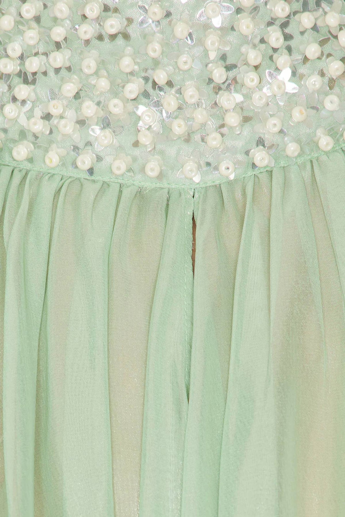 La Fuori - Iridescent Embroidered Top