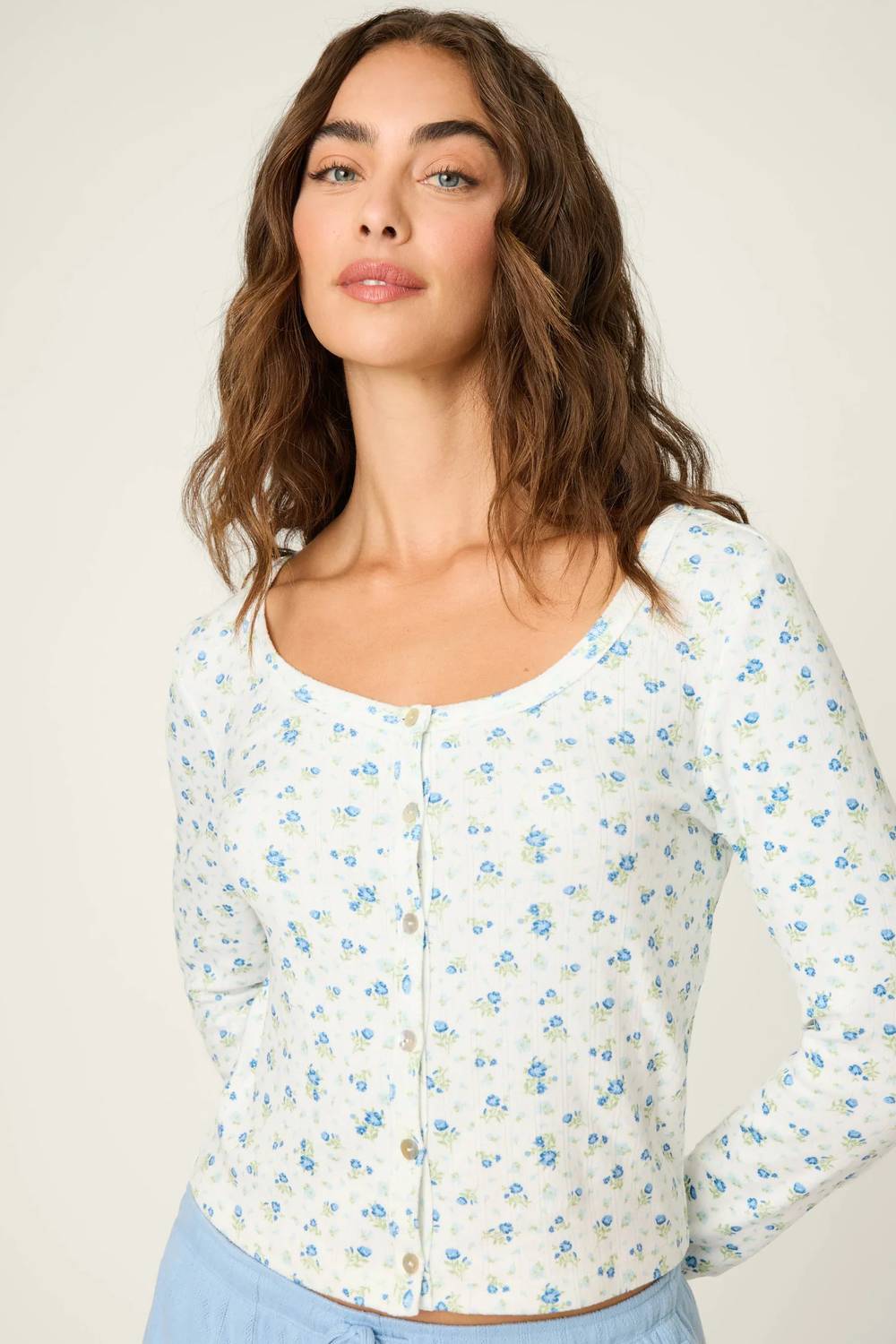 Pj Salvage - More Amour Long Sleeve Top