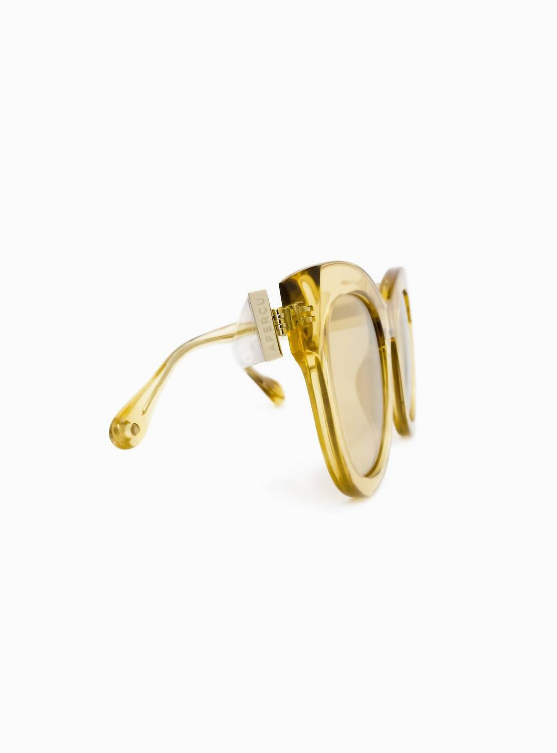 Aperçu Eyewear Women's Le Chat Sunglasses in d or - women's accessory - detail view