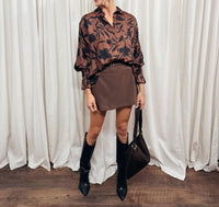Elan - Printed Foliage Blouse