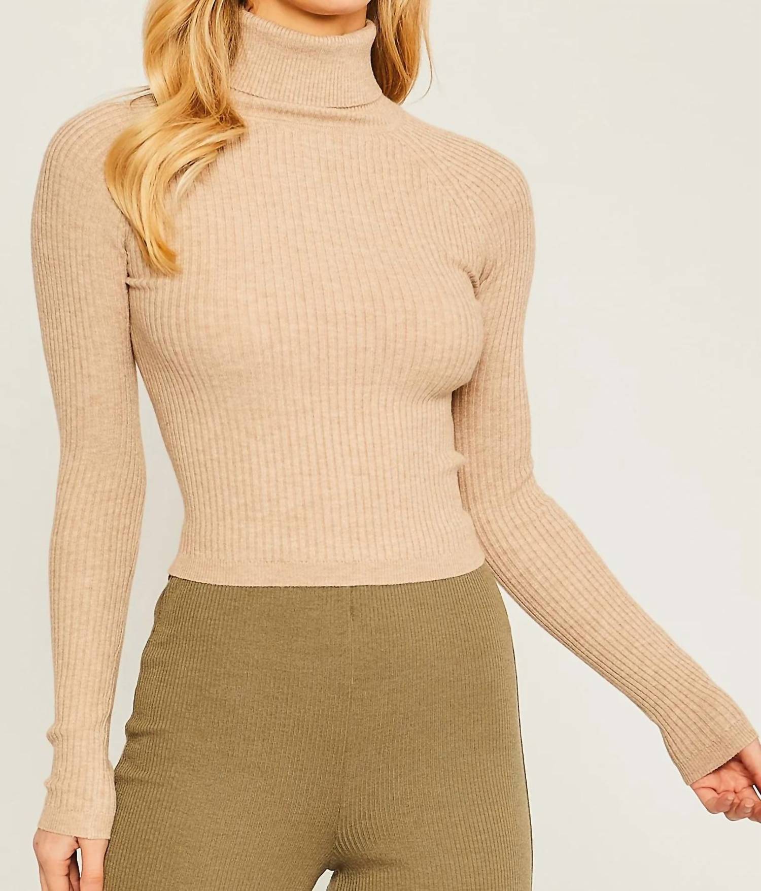 Love Tree - Women's For The Record Turtleneck Sweater