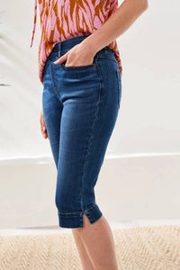 Tribal - Audrey Boundless Pull On Pedal Pusher Jeans