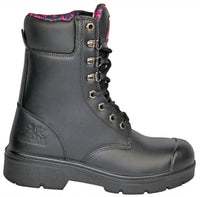 Hoss Boot Company - Women's Moxie Trades 8" Anne Industrial Steel Toe Work Boot