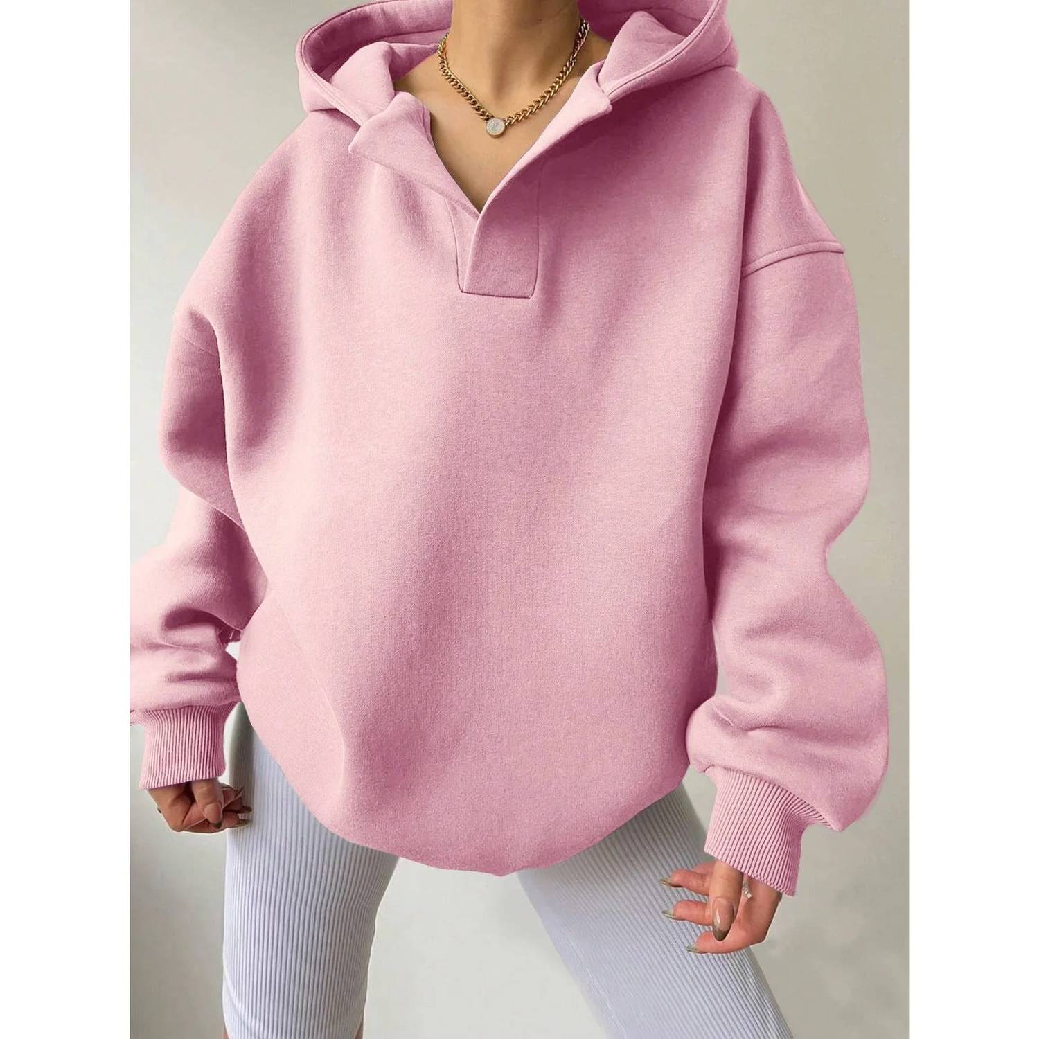 Lily Clothing - Slouchy Hooded Sweatshirt