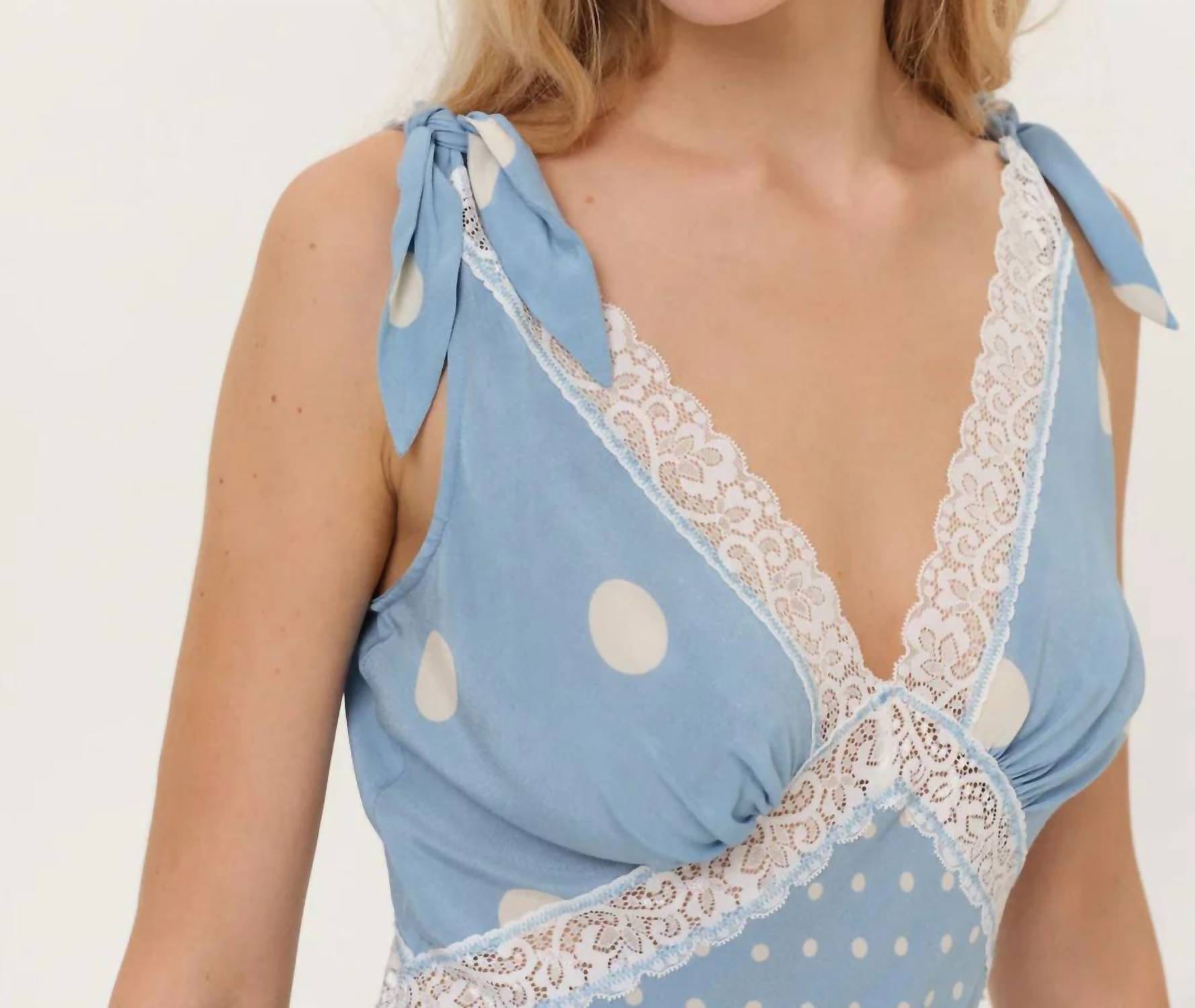 For Love & Lemons - Stormie Dot Midi Dress