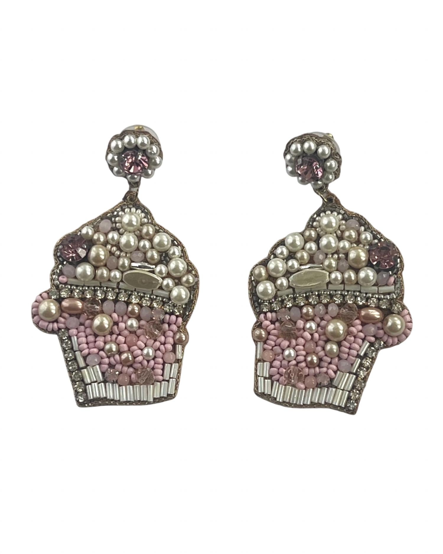 Allie Beads - Cupcake Earrings