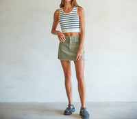 Hoity Toity - Denim Mini Skirt