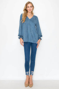 Joh - Abigail Suede Top
