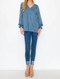 Joh - Abigail Suede Top