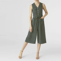 Coco + Carmen - Novella Sleeveless Linen Romper