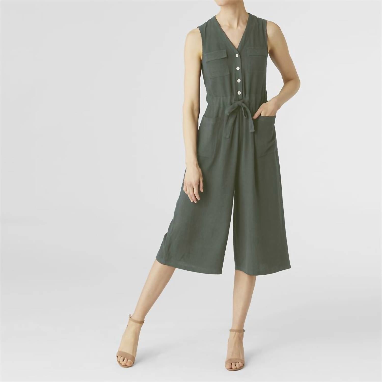 Coco + Carmen - Novella Sleeveless Linen Romper