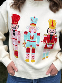 Jane Marie - Whimsy Nutcracker Crewneck Sweater