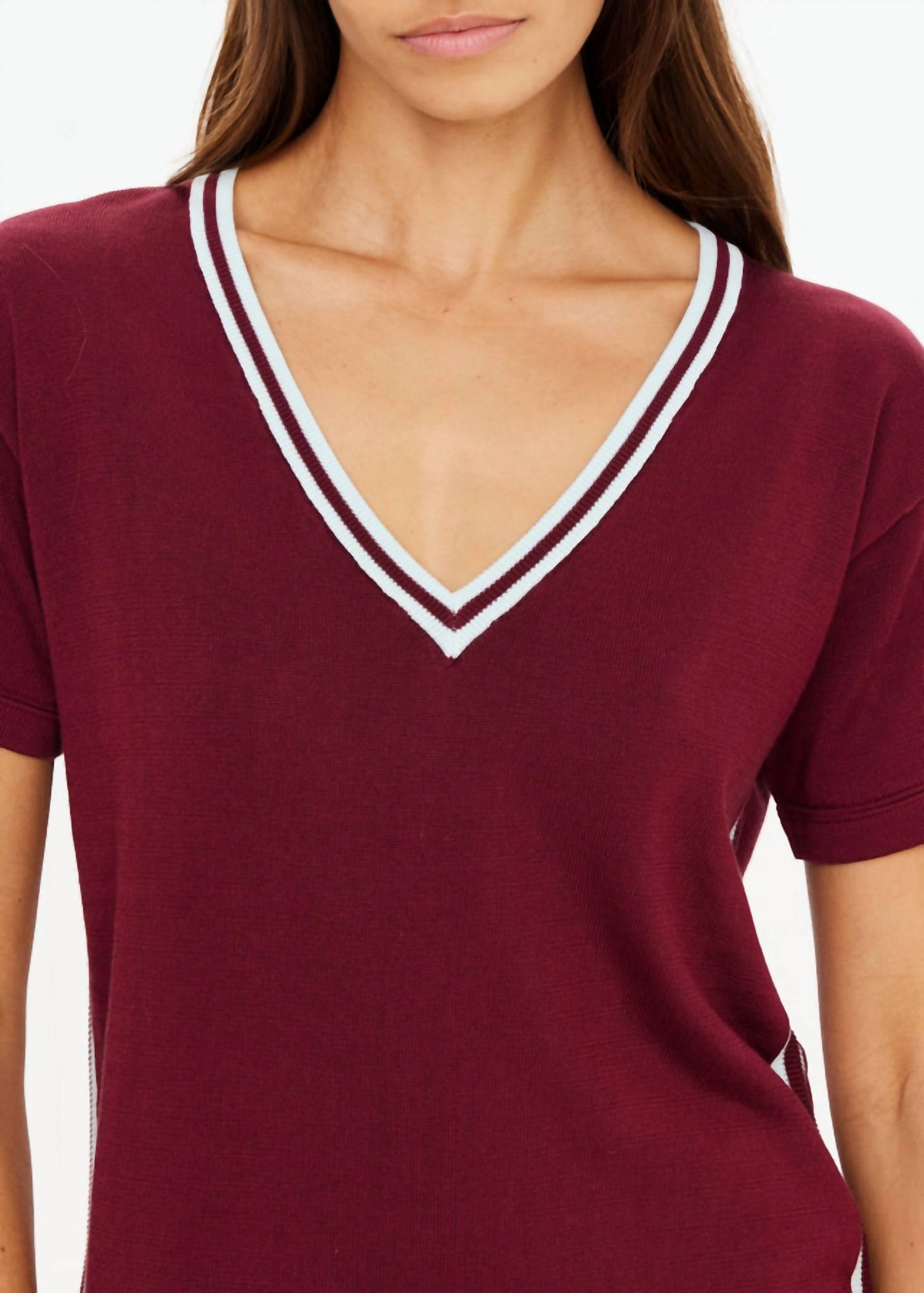 The Upside - Sienna V-neck Tee