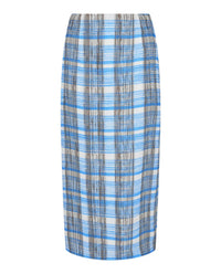 Salvatore Ferragamo - Women's Plaid Print Maxi Skirt