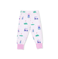 Angel Dear - Girls Vintage Golf Carts Short Sleeve Lounge Set