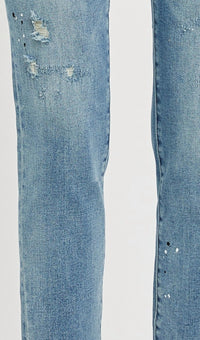 Risen - Mid Rise Tapered Jeans