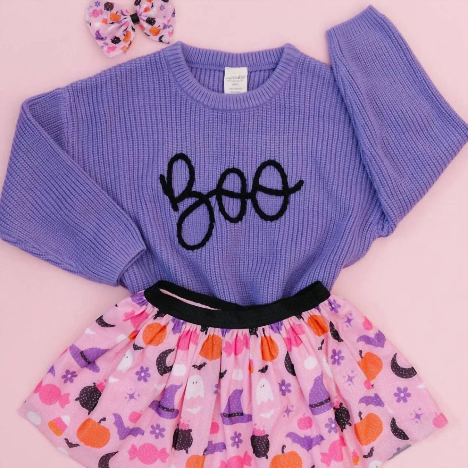Sweet Wink - Boo Yarn Knit Sweater