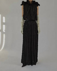 Heirlome - Emma Pleated Satin Maxi Skirt