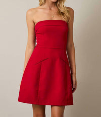 Sunday Edition - Holly Strapless Mini Dress