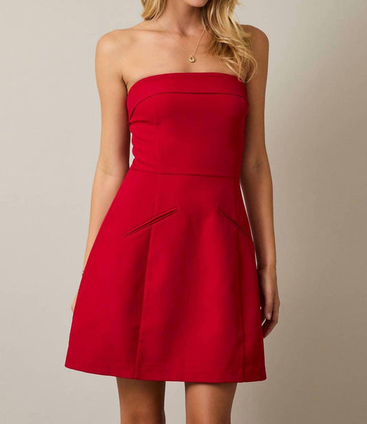 Sunday Edition - Holly Strapless Mini Dress