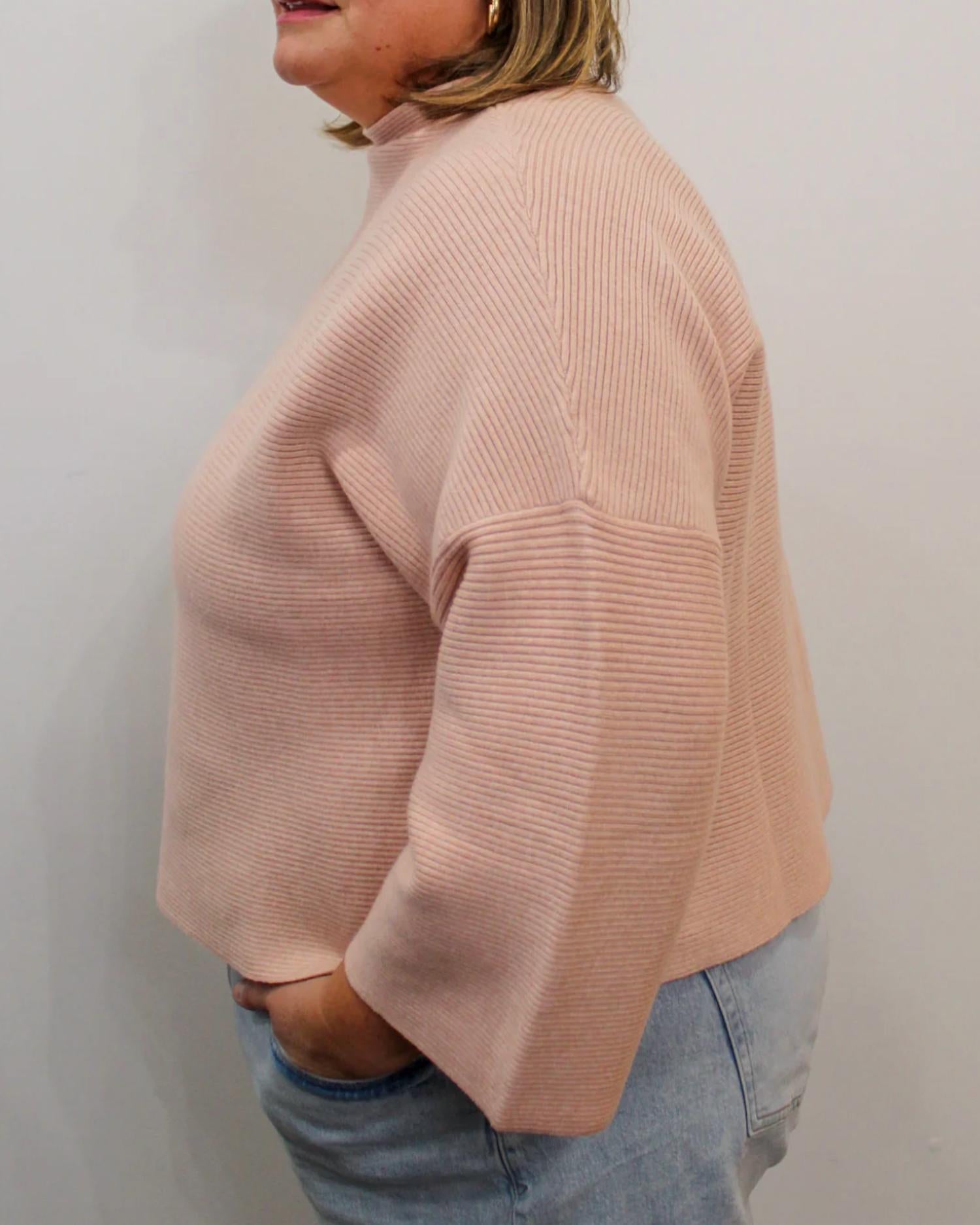 Ellison - Abbey Ribbed Sweater - Plus