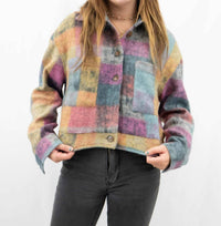 Anniewear - Flannel Cropped Shacket