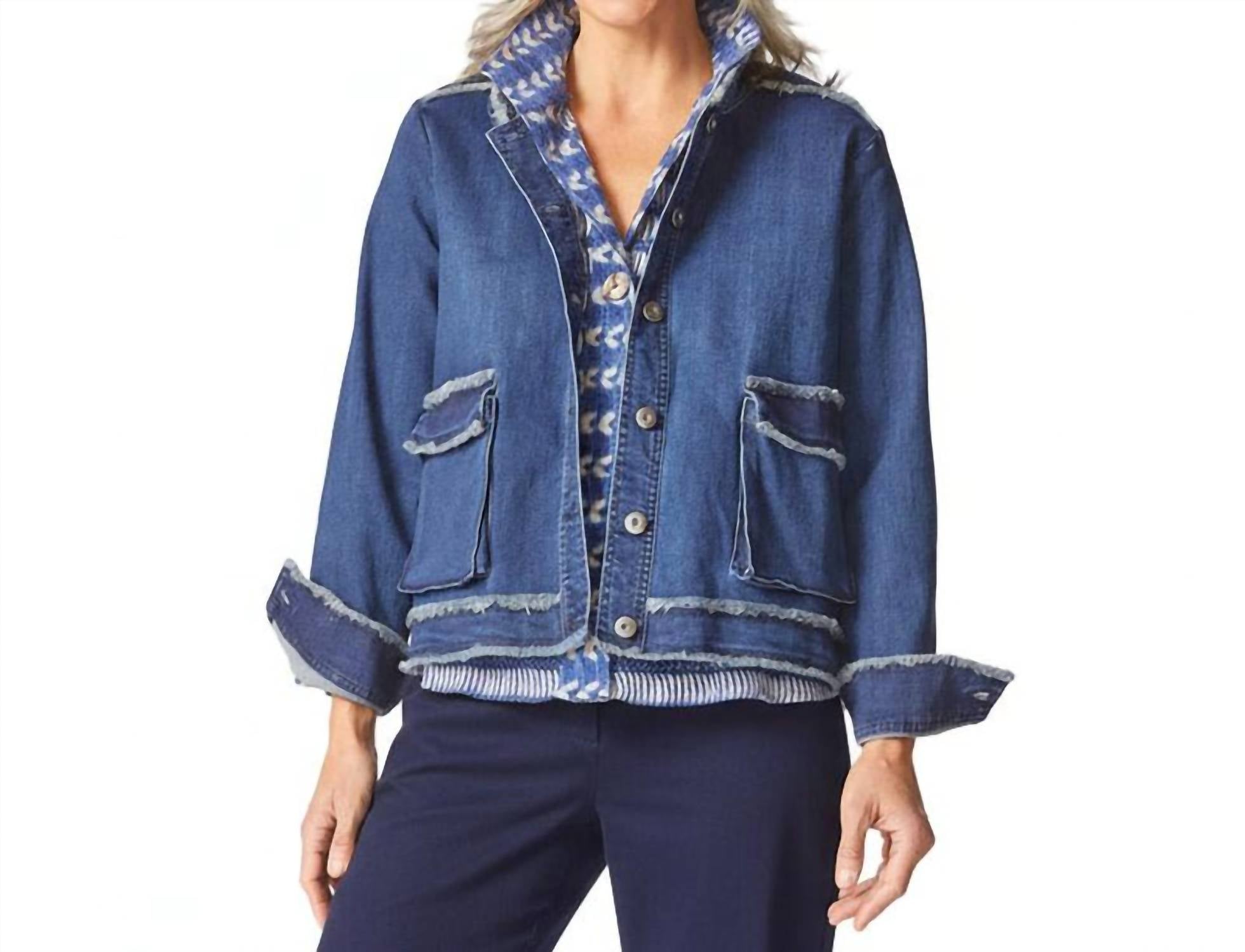 Habitat - Stretch Canvas Fringe Jacket