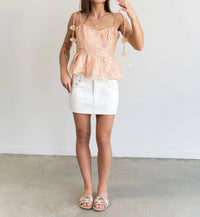 Astr - Halcyon Peplum Top