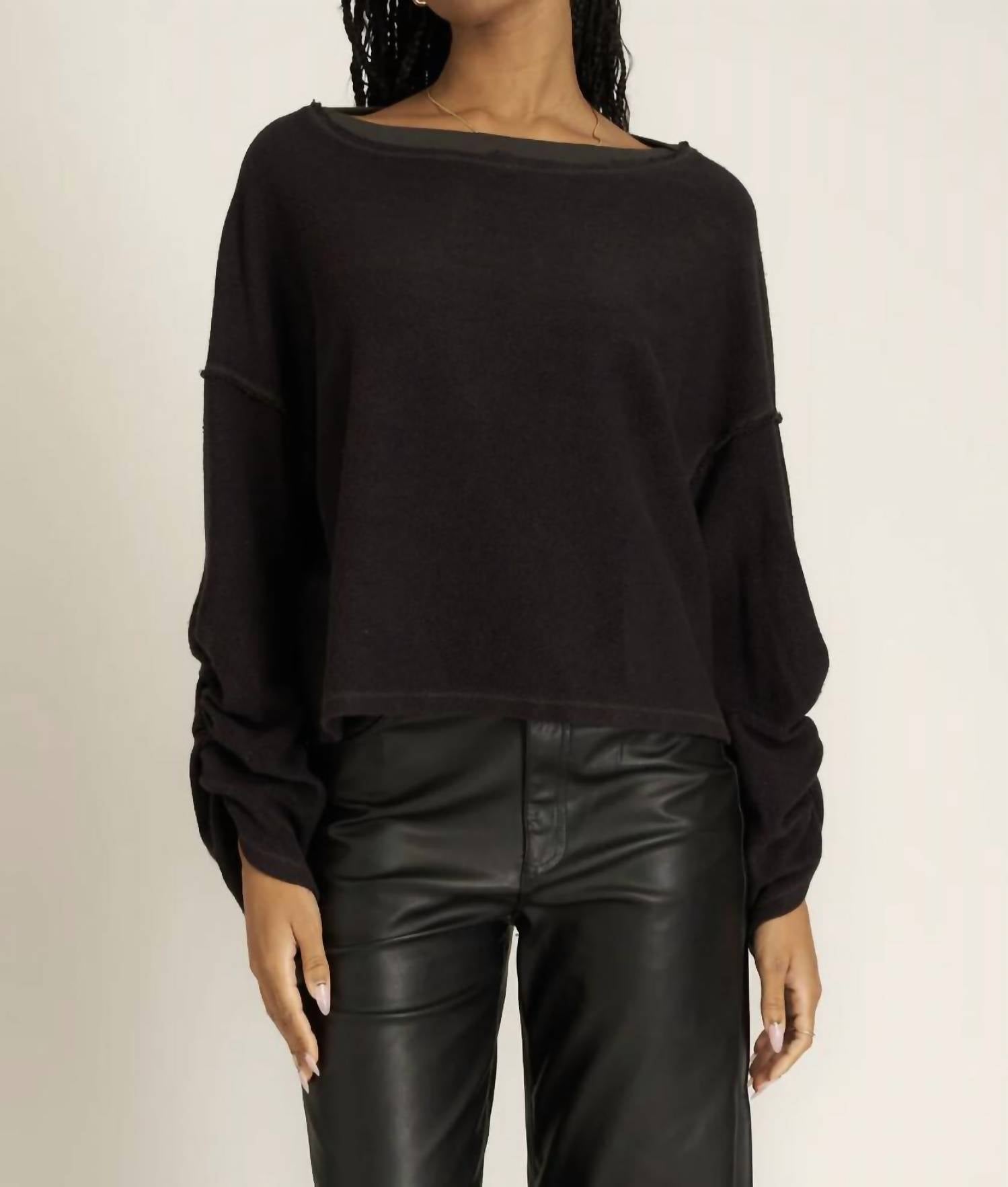 Project Social T - Callie Textured Sweatshirt