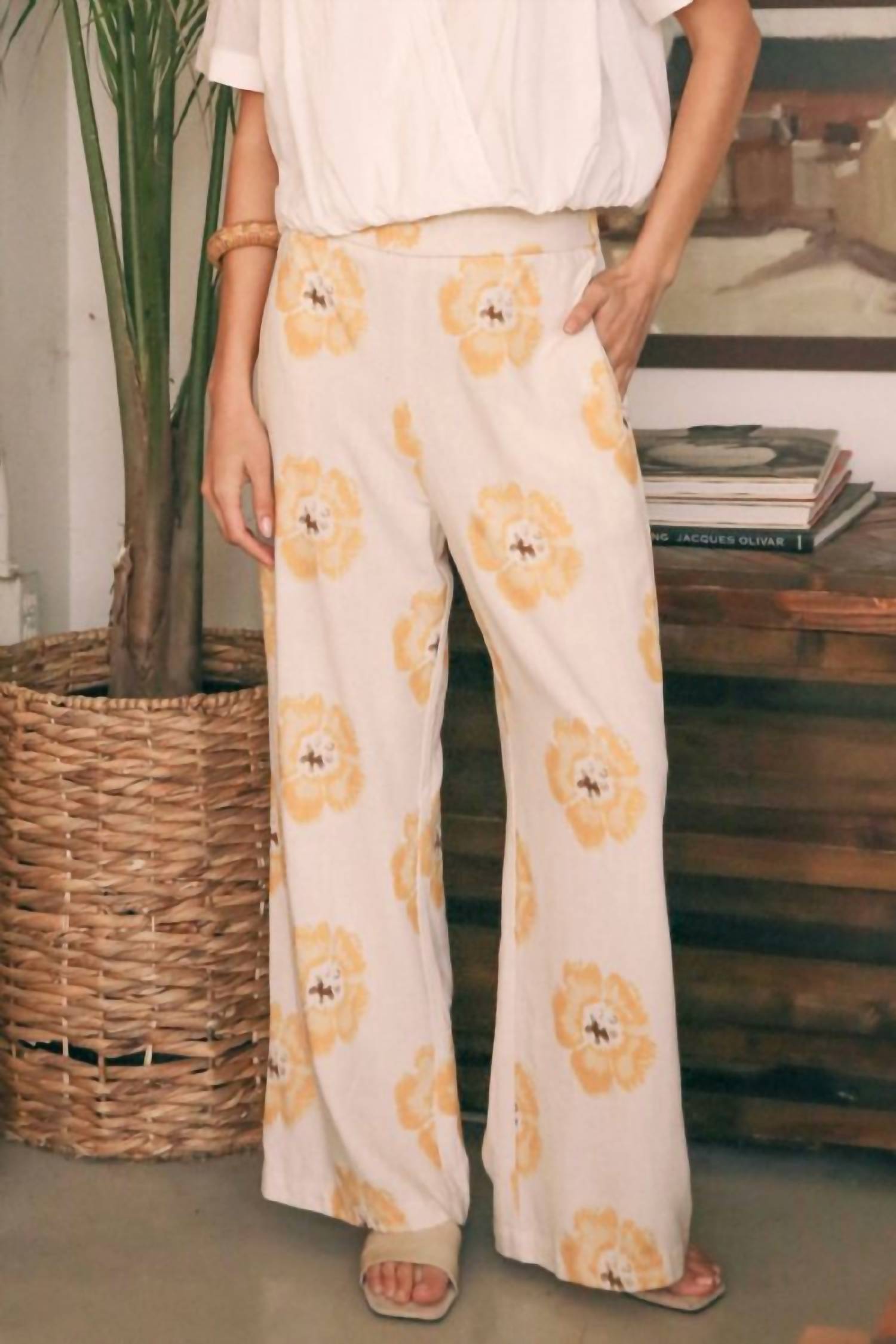 Able - Blossom Linen Pants