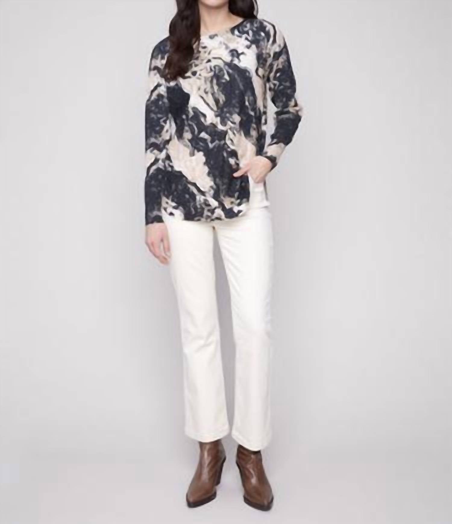 Charlie B - Women's Rounded Hem Sweater