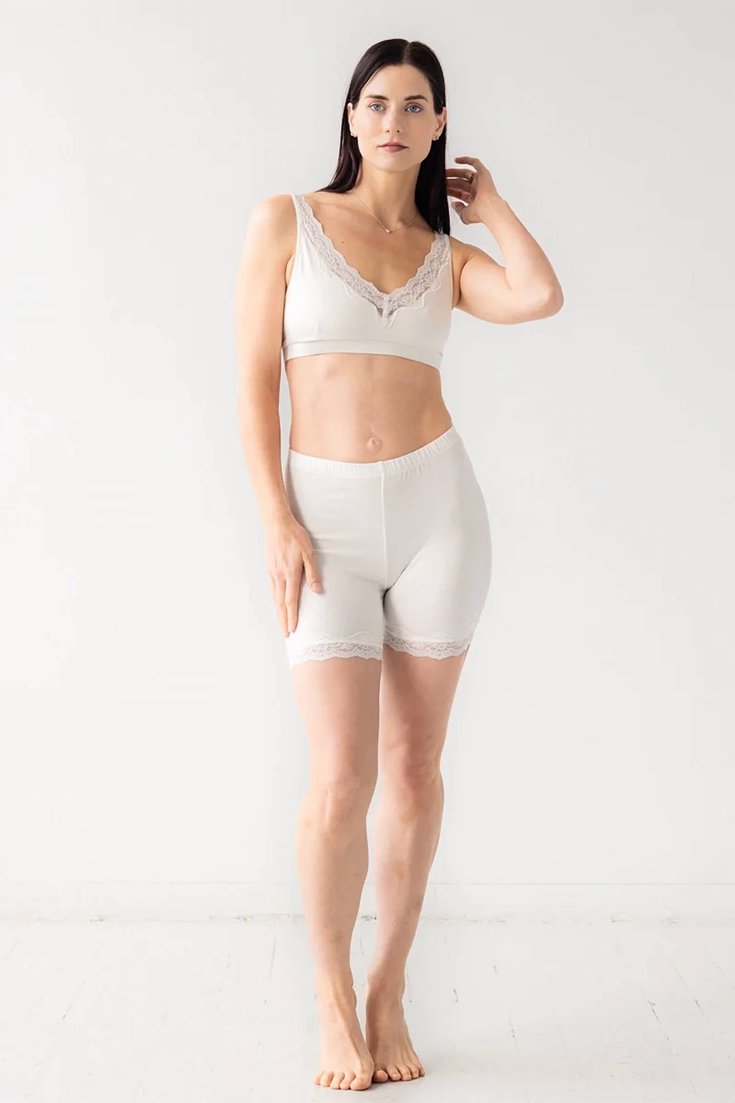Salua - Cotton Lace Bike Shorts
