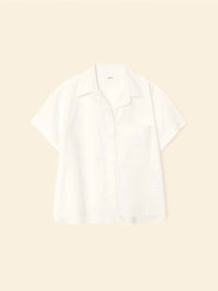 XIRENA Drake Short Sleeve Shirt in white - women's shirt - view 4