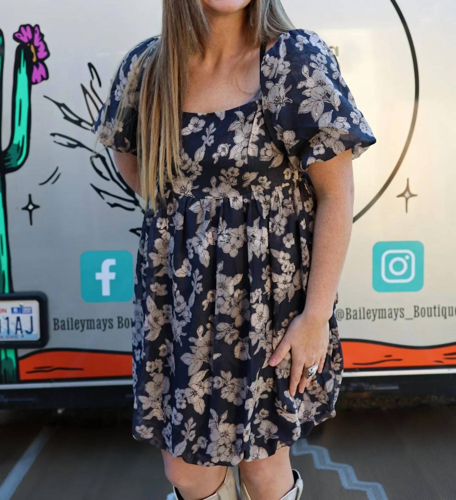 Hem & Thread - Floral Bubble Dress