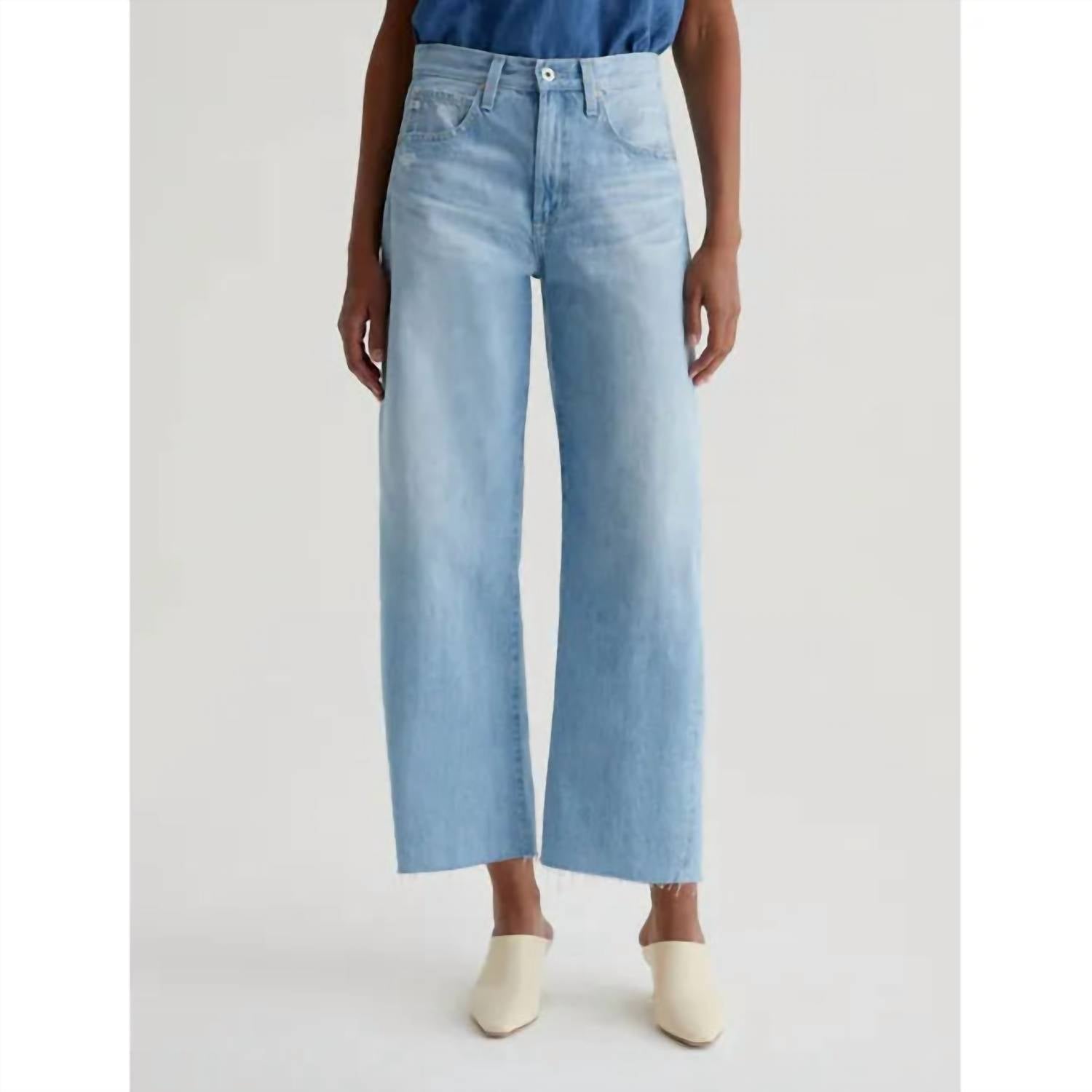 Ag Jeans - Hattie Crop High-rise Barrel Jeans
