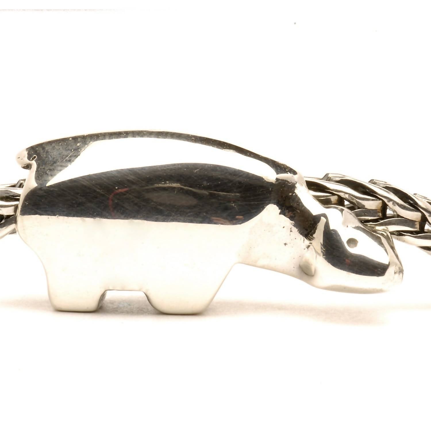 Trollbeads Polar Bear Sterling Bead in silver - women's jewelry - detail view