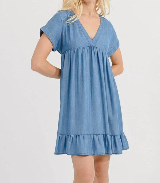 Molly Bracken - Chambray Woven Dress