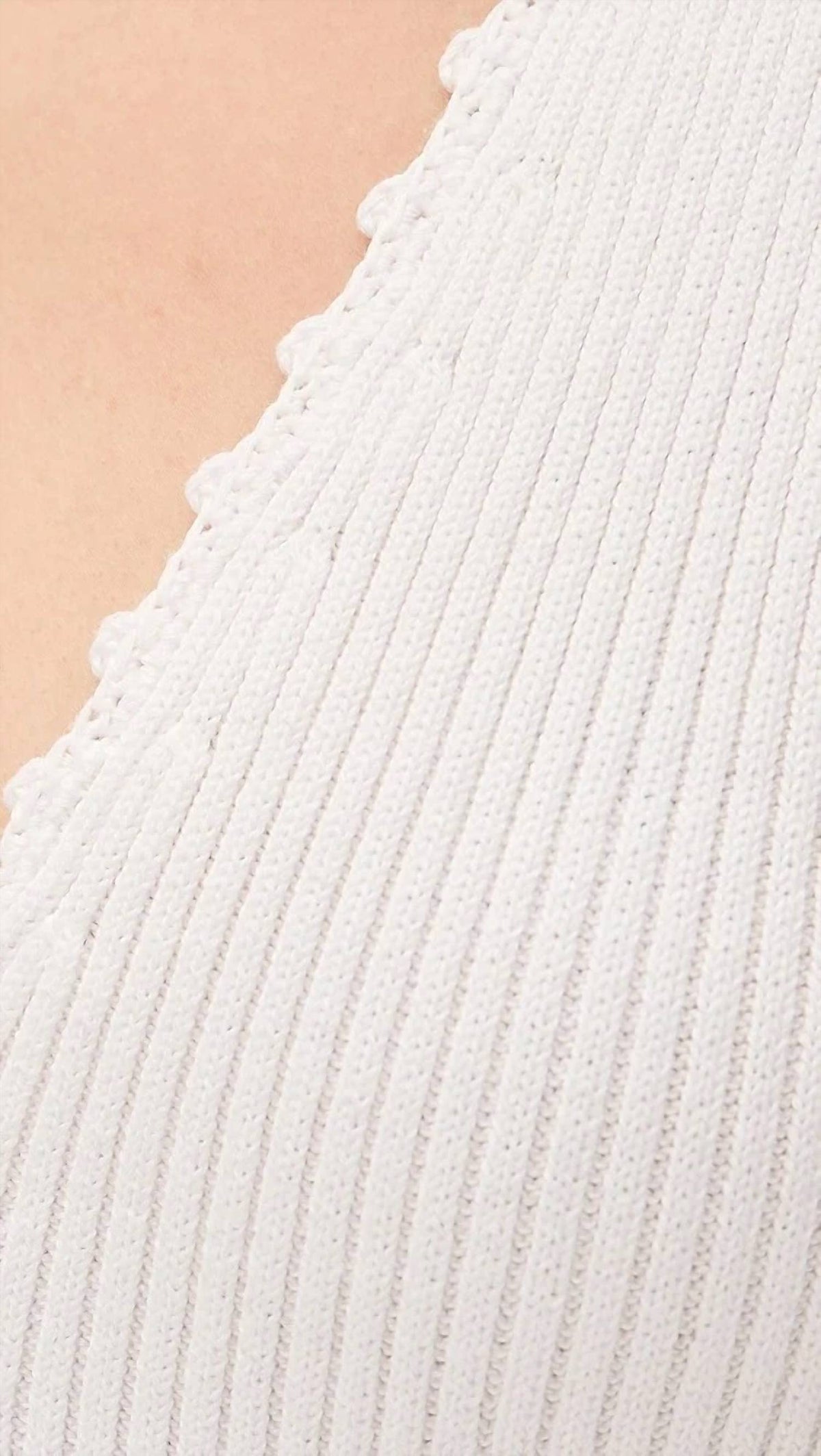 Ganni - Crochet V- Neck Midi Dress