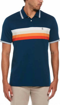 Original Penguin - Organic Cotton Stripe Polo - Plus