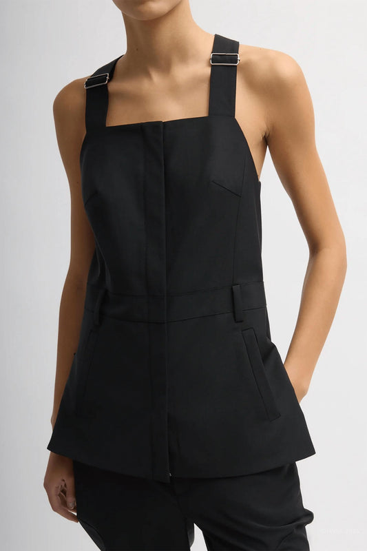 Tibi - Recycled Tropical Wool Overall Top