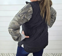 Staccato - Sherpa Lined Quilted Tie Vest