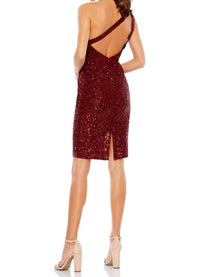Mac Duggal - Open Back One Shoulder Dress